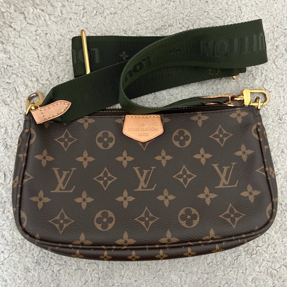 Louis Vuitton Pochette with Strap.